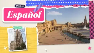 FourSkill Spanish course cover collage