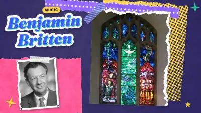 FourSkill course art for Benjamin Britten