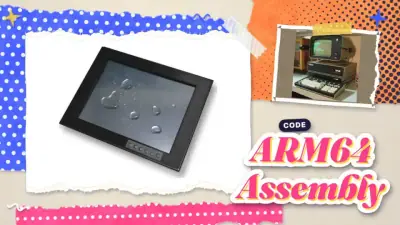 FourSkill course art for ARM64 Assembly